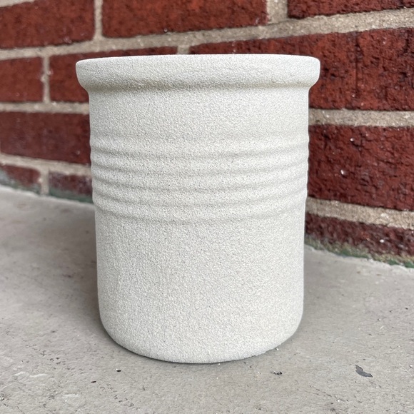 Stoneware Collection Crock and Utensil Canister - Picture 3 of 13